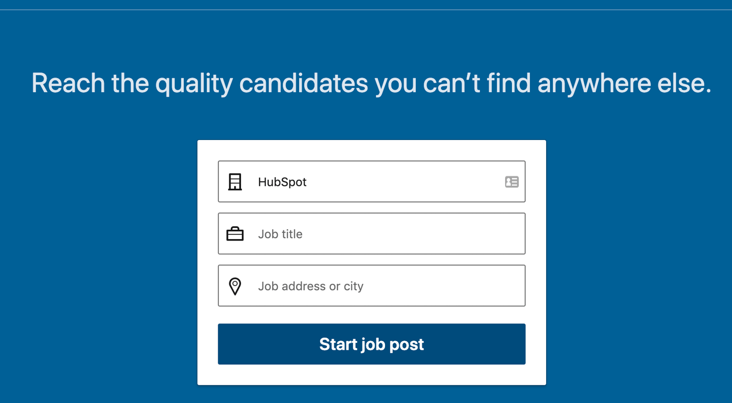 linkedin jobs homepage